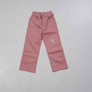 Kids Wear Baby Pink Cotton Pant