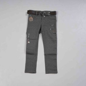 Kids Wear Grey Causal Cotton Pant