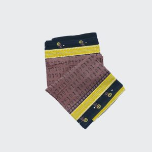 Coffee Brown Designer Printed Cotton Saree (1)