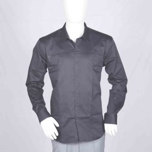 Men's Wear Jet Black Formal Shirt (1)