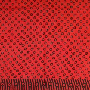 Chilli Red Pure Printed Cotton Saree Pallu (2)