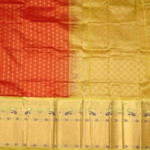 Ruby Red Kuppadam Pattu Saree Pallu (2)