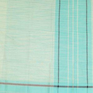 Turquoise Blue Pure Handloom Saree Pallu (2)