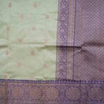 Ash Grey Banaras Pattu Saree - Image 2