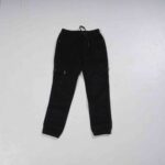 Black Jogger Cargo Jeans Pant for Kids