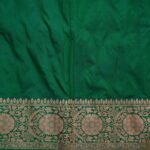 Brick Red Banaras Pattu Saree - Image 3