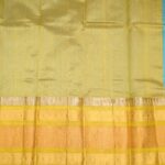 Cyan Infused Blue Kuppadam Pattu Saree - Image 2