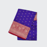 Cadbury Purple Banaras Pattu Saree