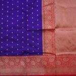 Cadbury Purple Banaras Pattu Saree - Image 2
