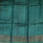 Champagne Yellow Tussar Silk Saree - Image 3