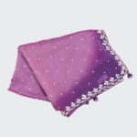 Electric Purple Designer Work Saree