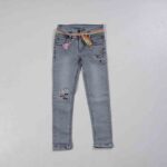 Dim Grey Jeans for Girls