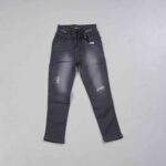 Stone Work Grey Jeans for Girls