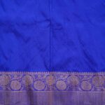 Ice Blue Banaras Pattu Saree - Image 3