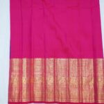 Indigo Blue Gadwal Pattu Saree - Image 3