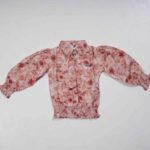 Floral Design Western Top for Girls