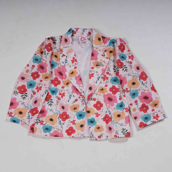 Floral Print 3 Piece Set for Girls - Image 2