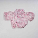 Baby Pink Organza Western Top