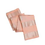 Light Peach Kanchipuram Silver Zari Saree