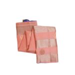 Light Pink Kanchipuram Gap Border Saree