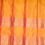 Magenta Pink Kanchi Gap Border Saree - Image 3