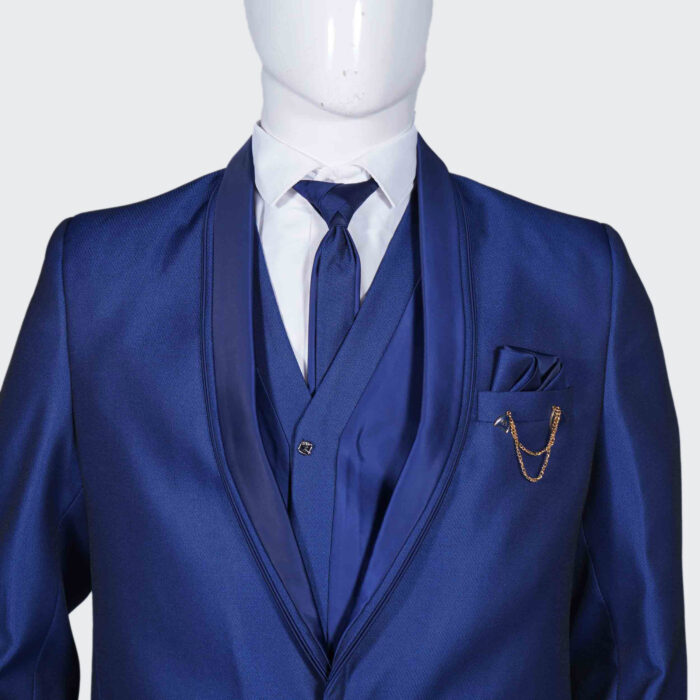 Royal Blue 5-Piece Suit Set - Image 2