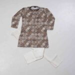 Multicolour Kids Kurta Pyjama Set