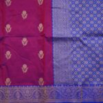 Neon Pink Banaras Pattu Saree - Image 2