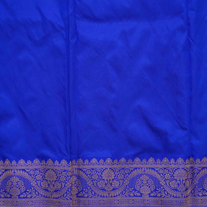 Neon Pink Banaras Pattu Saree - Image 3