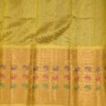 Parrot Green Kuppadam Pattu Saree - Image 3