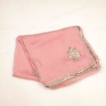 Pastel Pink Designer Work Saree