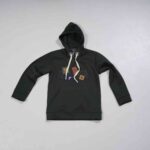 Unique Print Kids Black Hoodie