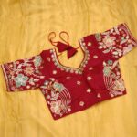 Radiant Yellow Designer Work Saree - Image 3