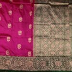 Rani Pink Banarasi Silk Saree - Image 3