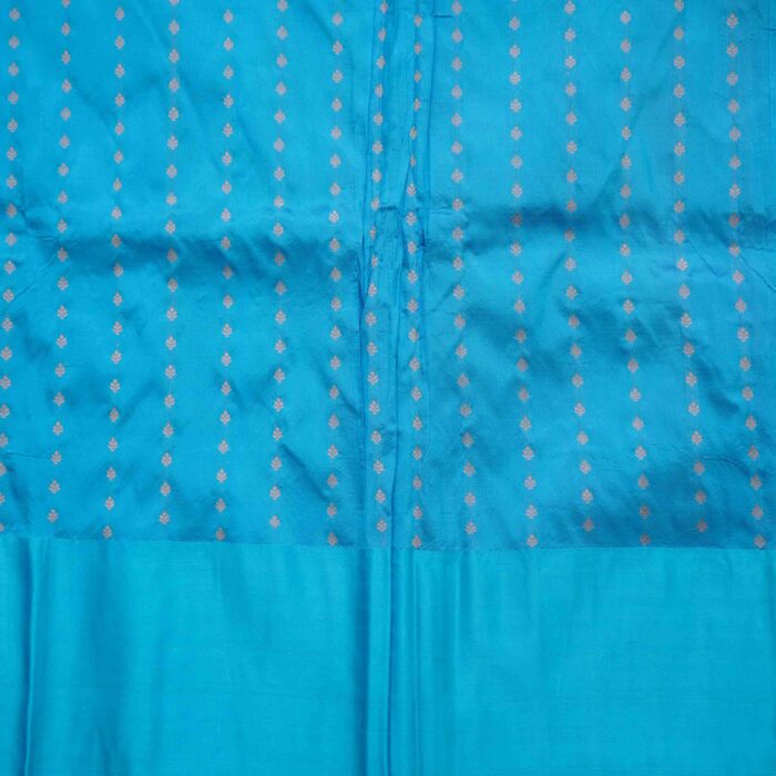 Rasberry Pink Banaras Pattu Saree - Image 3