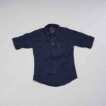 Royal Blue Casual Denim Shirt for Kids