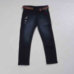 Shaded Blue Jeans Pant for Kids