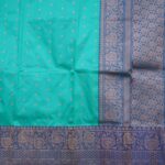 Sky Blue Banaras Pattu Saree - Image 2