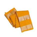 Turmeric Kanchipuram Gold Zari Silk Saree