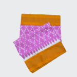 Yellow &  Pink Pochampally Saree