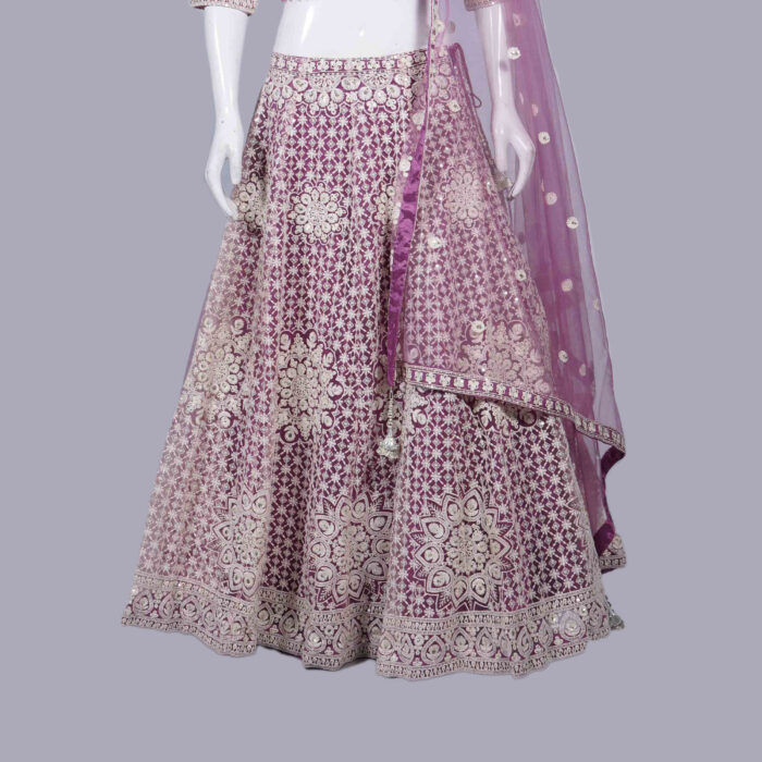 Raspberry Pink Bridal Crop-Top - Image 3