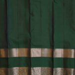 Lilac Kanchipuram Silver Zari Silk Saree - Image 3