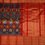 Multi Colour Pochampally Pattu Saree - Image 3