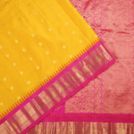 Mustard Gadwal Pattu Saree - Image 2