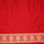 Red Banarasi Pattu Saree - Image 4