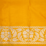 Yellow Banarasi Pattu Saree - Image 4