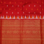 Multi Colour Pochampally Pattu Saree - Image 4