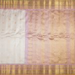 Light Peach Gadwal Pattu Saree - Image 3