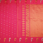 Pink Gadwal Pattu Saree - Image 3