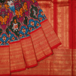 Multi Colour Pochampally Pattu Saree - Image 2